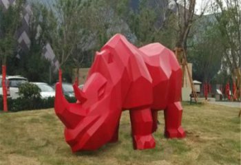 城市步行街小牛雕塑生產制作實景圖